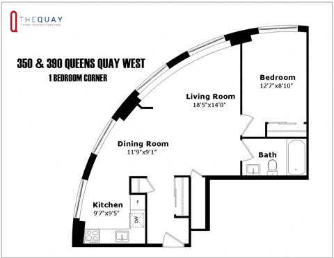 390 Queens Quay West 1-2 Beds Apartment for Rent - Photo Gallery 12